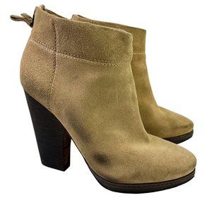 Modern Vintage Adrien Antilope Womens Suede High Heels Ankle Booties Shoes 37.5